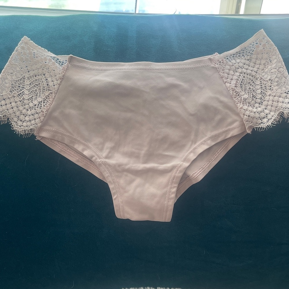 Pink Victoria’s Secret xs small panties cheeky sillky smooth sexy
